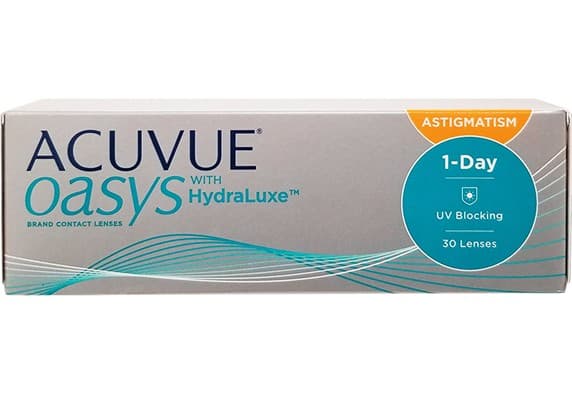 ワンデーアキュビューオアシス 乱視用 (近視) 商品パッケージ