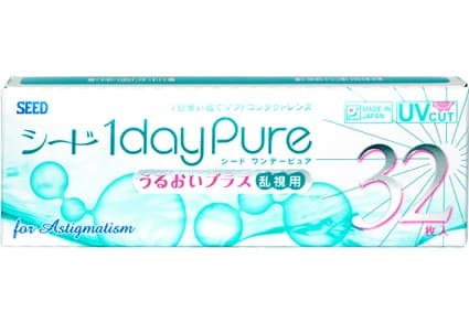 ワンデーピュアうるおいプラス乱視用 (近視) 商品パッケージ