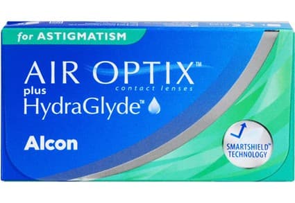 エアオプティクス プラス ハイドラグライド 乱視用 商品パッケージ