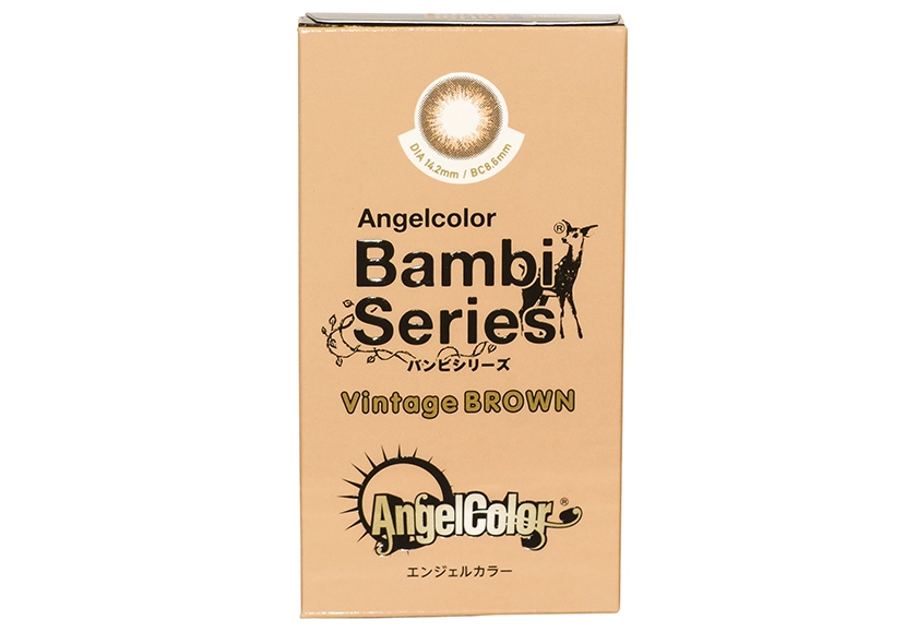 エンジェルカラーバンビシリーズ ヴィンテージ ヴィンテージブラウン 度あり 1枚入り
