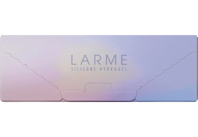 ラルム シリコーンハイドロゲル ダブルモイストUV スノーブルー 10枚入り