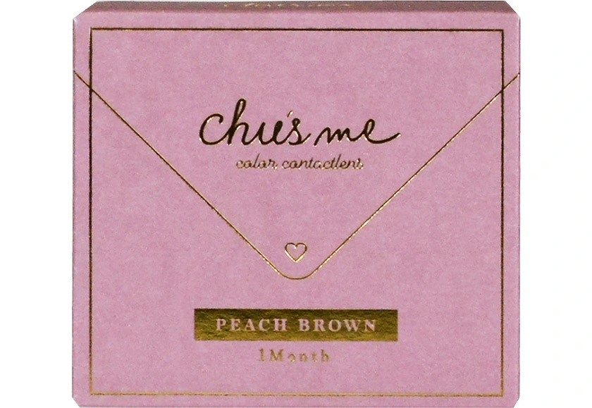 チューズミー1month ピーチブラウン 2枚入り