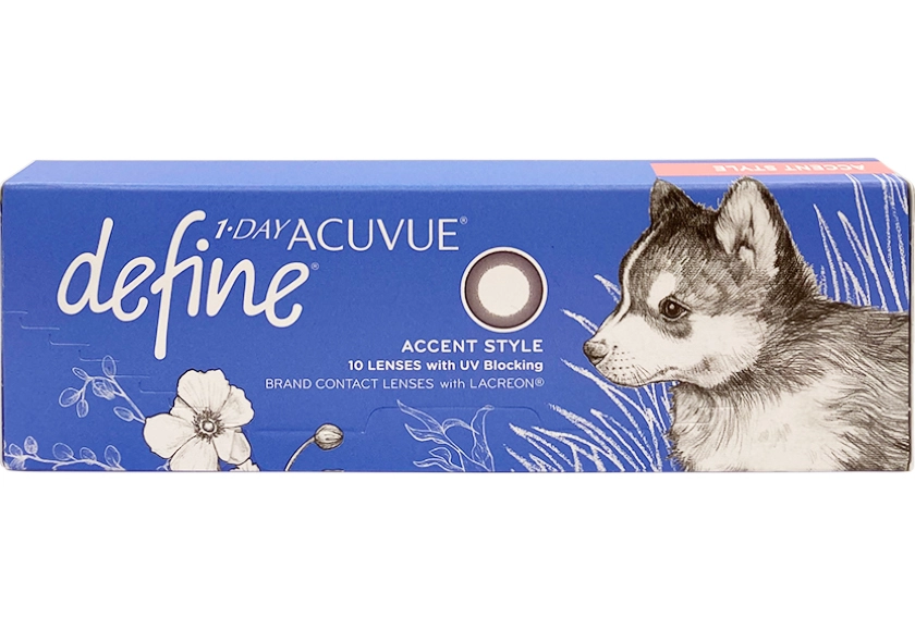 ワンデーアキュビューディファインモイスト アクセントスタイル 10枚入り 期間限定パッケージ (近視)