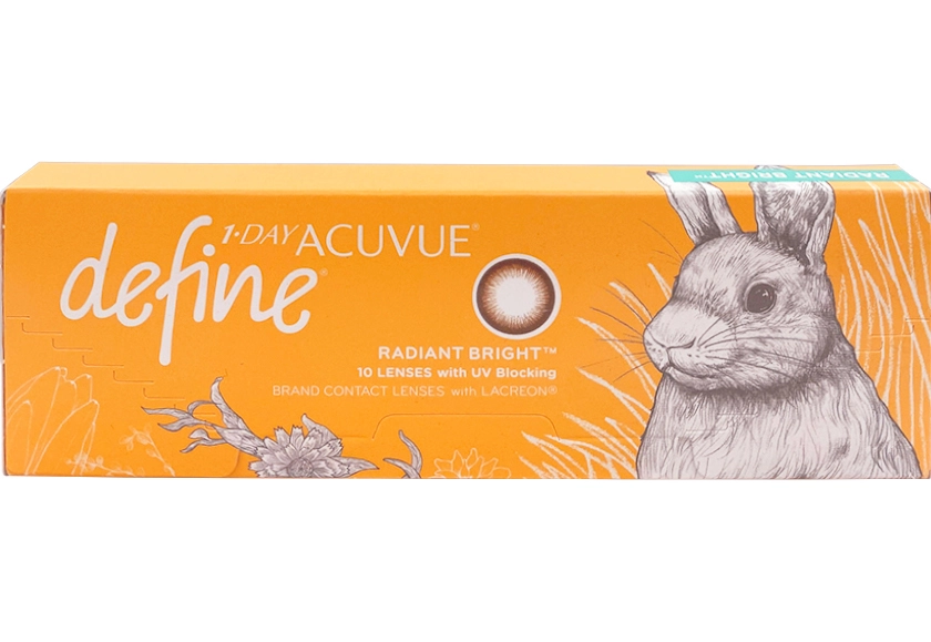 ワンデーアキュビューディファインモイスト ラディアントブライト 10枚入り 期間限定パッケージ (近視)