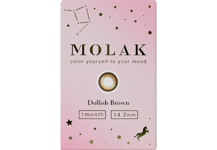 モラクマンスリー ドーリッシュブラウン 2枚入り