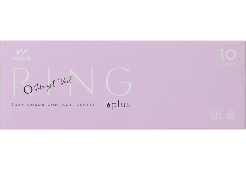 WAVEワンデー UV リング plus ヘーゼルベール 10枚入り