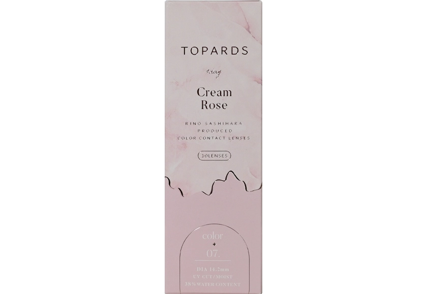 トパーズ ワンデー クリームローズ 10枚入り