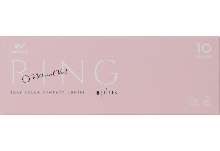 WAVEワンデー UV リング plus ナチュラルベール 10枚入り