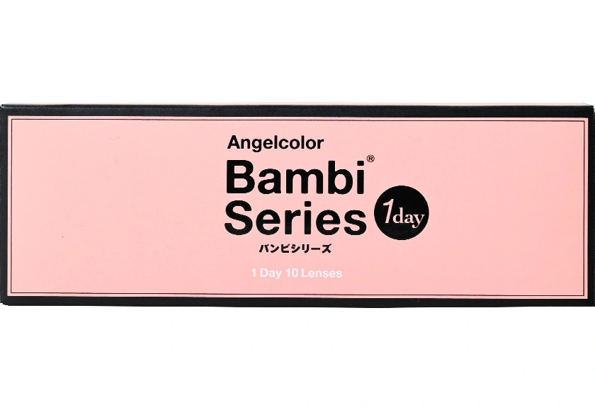 エンジェルカラー バンビシリーズ ワンデー 10枚入り ローズベージュ