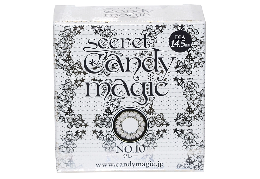 シークレットキャンディーマジック No.10 グレー 度なし 2枚入り