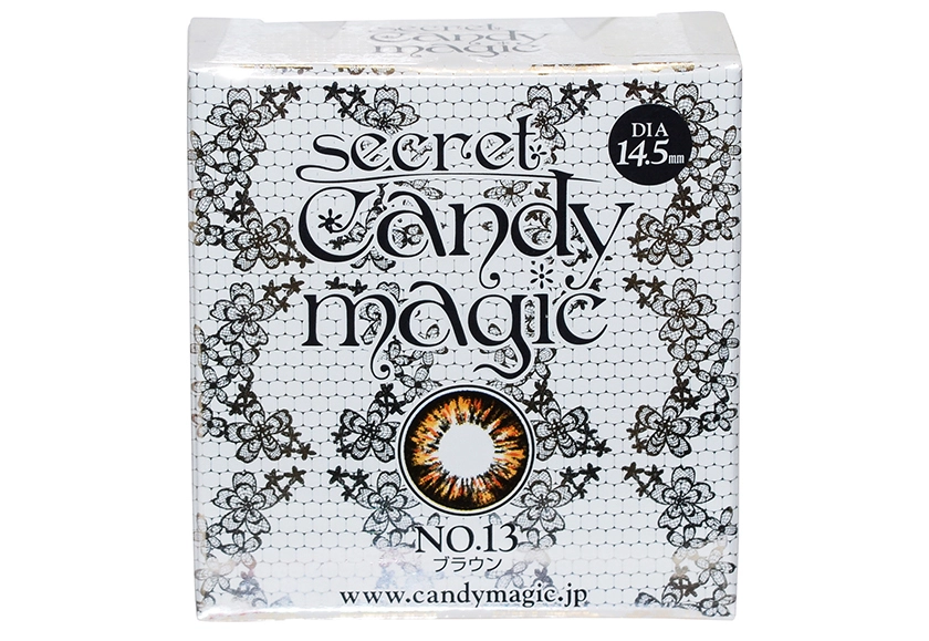 シークレットキャンディーマジック No.13 ブラウン 度なし 2枚入り