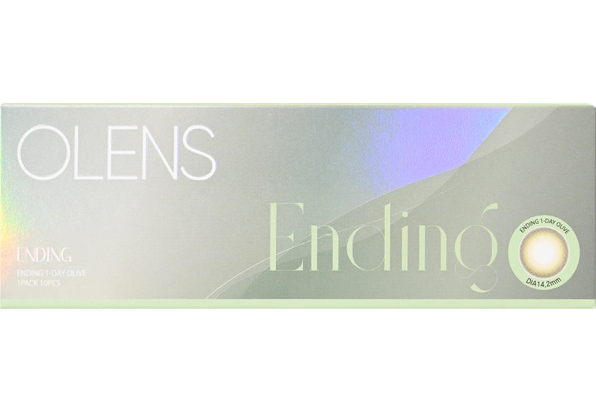 オーレンズ エンディングワンデー オリーブ 10枚入り