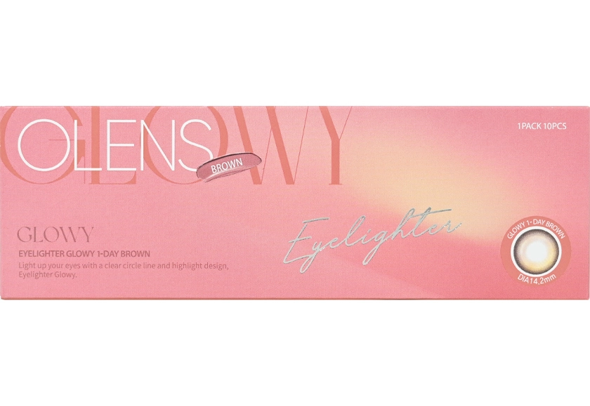 オーレンズ グローイワンデー ブラウン 10枚入り