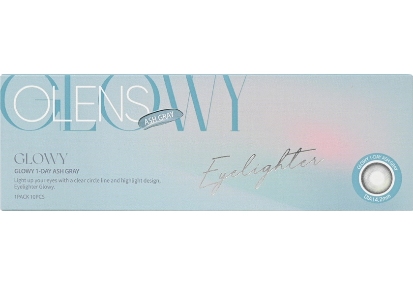 オーレンズ グローイワンデー アッシュグレー 10枚入り