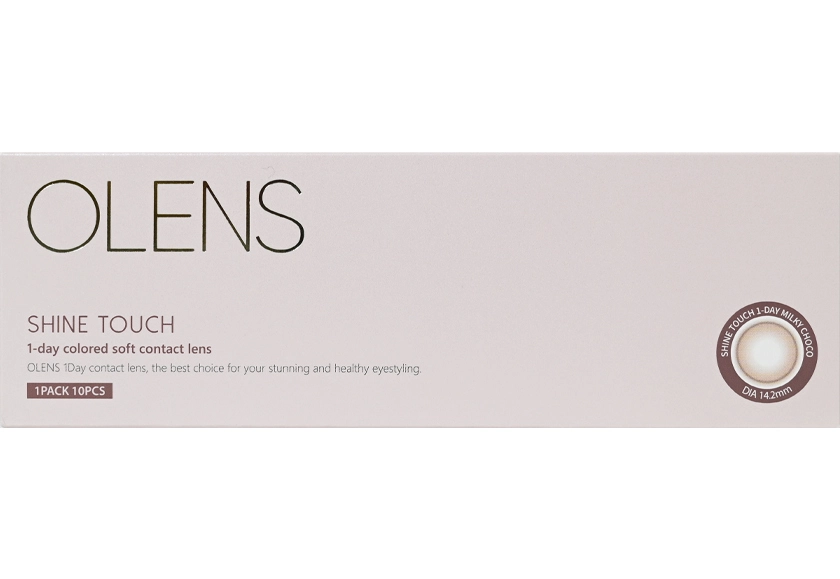 オーレンズ シャインタッチワンデー ミルキーチョコ 10枚入り