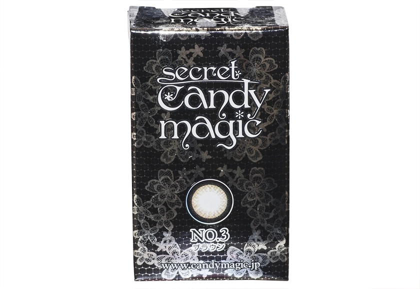 シークレットキャンディーマジック No.3 ブラウン 度あり 1枚入り