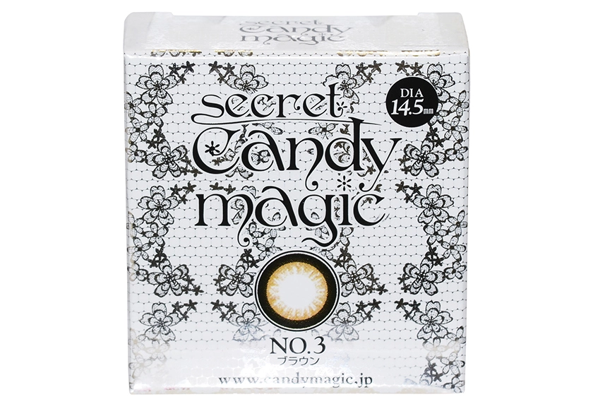 シークレットキャンディーマジック No.3 ブラウン 度なし 2枚入り