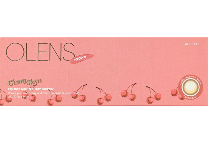 オーレンズ チェリームーンワンデー ブラウン 10枚入り