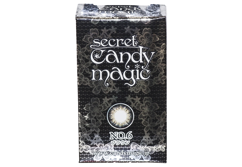 シークレットキャンディーマジック No.6 ブラウン 度あり 1枚入り