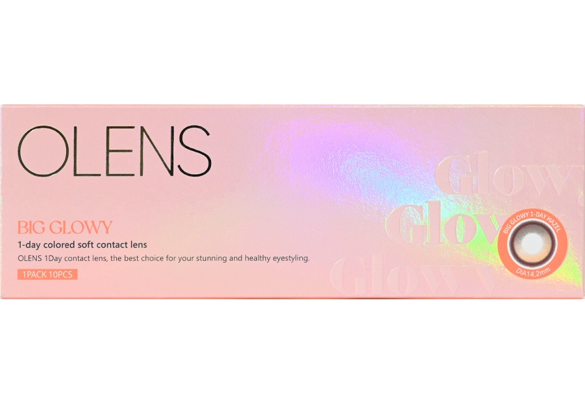 オーレンズ ビッググローイワンデー ヘーゼル 10枚入り