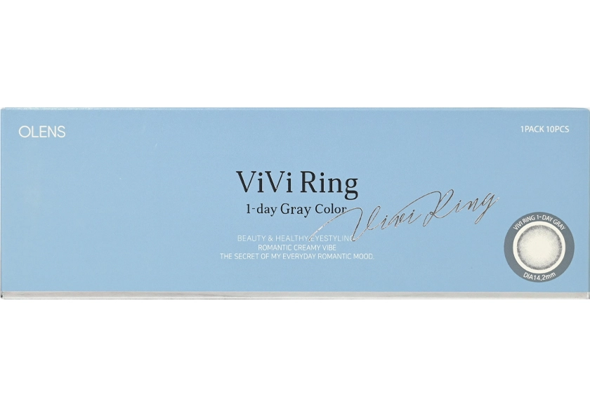 オーレンズ ビビリングワンデー グレー 10枚入り