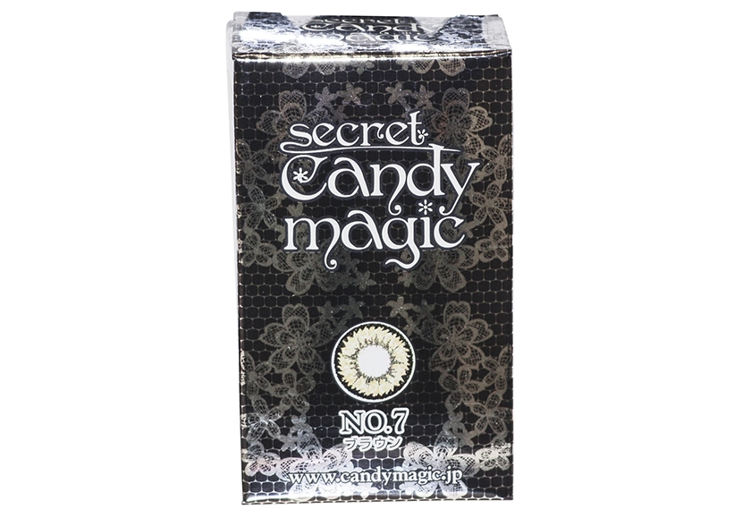 シークレットキャンディーマジック No.7 ブラウン 度あり 1枚入り