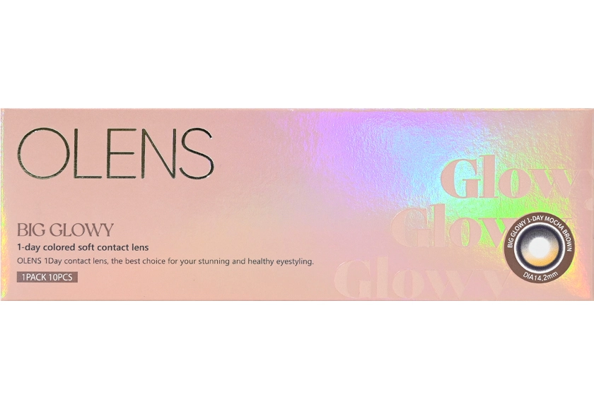 オーレンズ ビッググローイワンデー モカブラウン 10枚入り