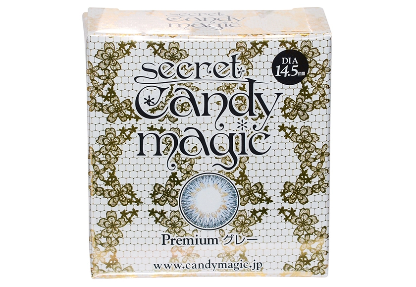 シークレットキャンディーマジック プレミアグレー 度なし 2枚入り