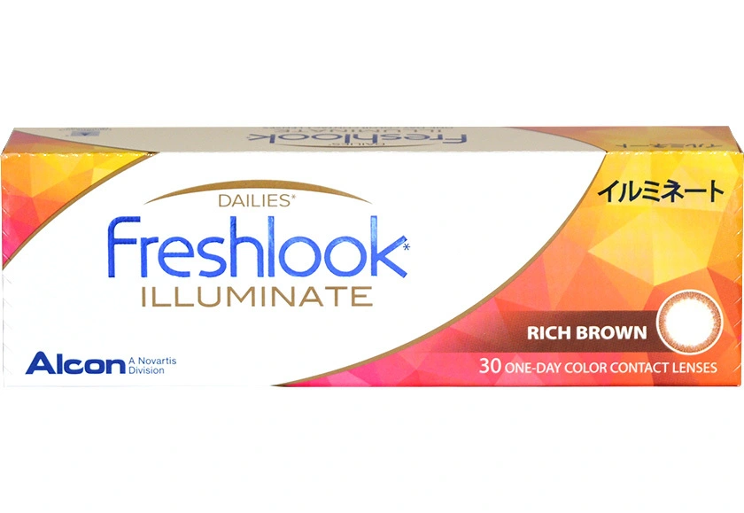フレッシュルックデイリーズ イルミネート リッチブラウン