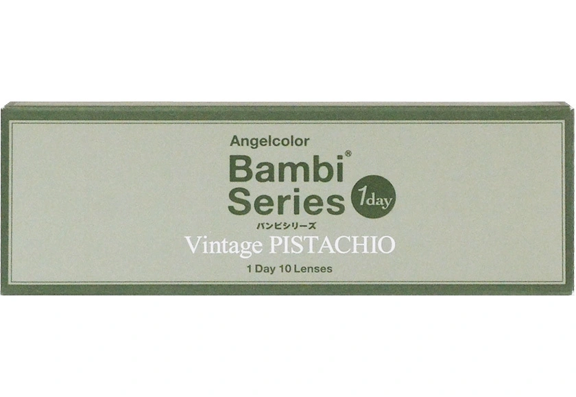 エンジェルカラー バンビシリーズ ヴィンテージワンデー ヴィンテージピスタチオ 10枚入り
