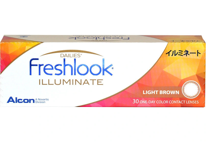 フレッシュルックデイリーズ イルミネート ライトブラウン