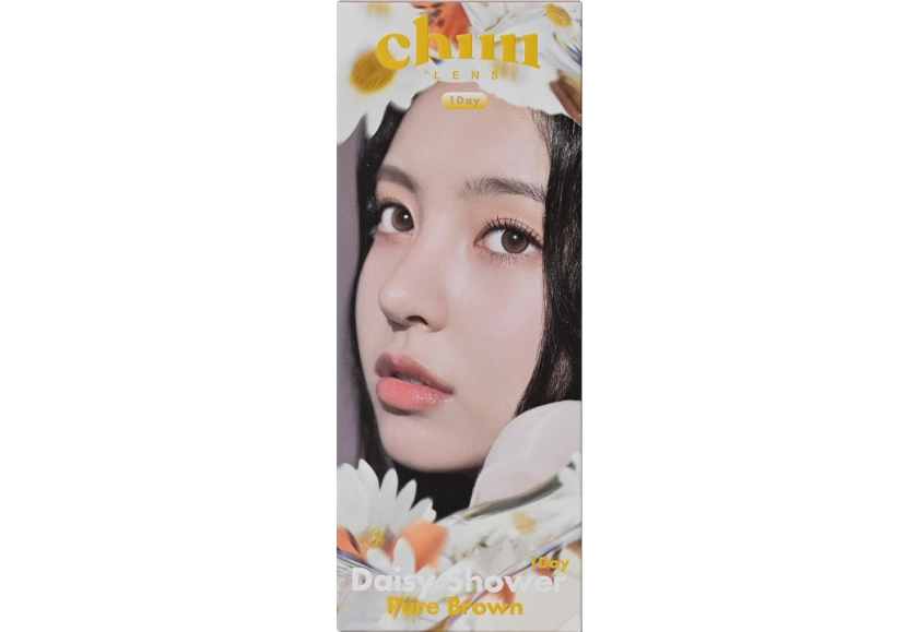 チューレンズ DAISY SHOWER ピュアブラウン 10枚入り