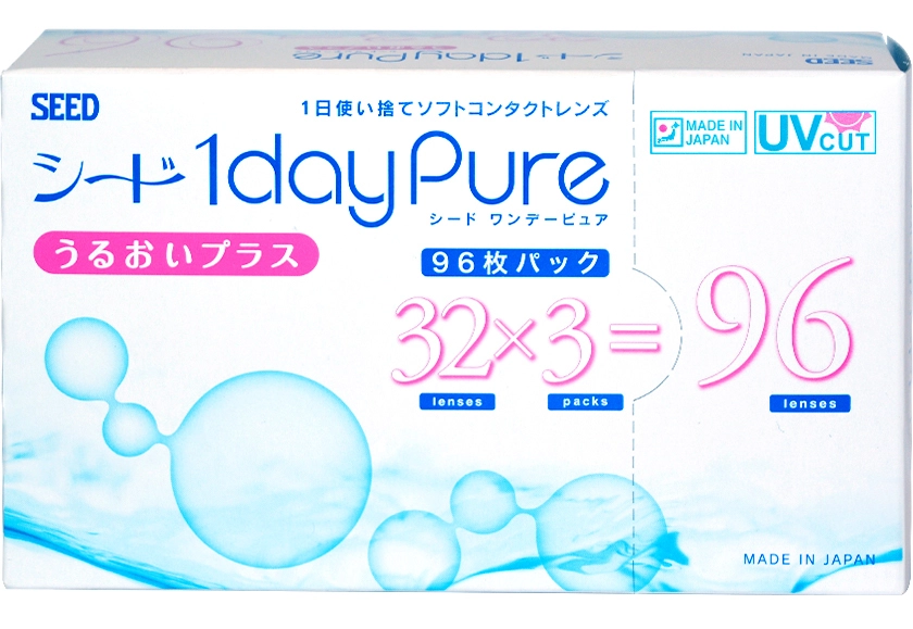 ワンデーピュアうるおいプラス[96枚入り]（近視）