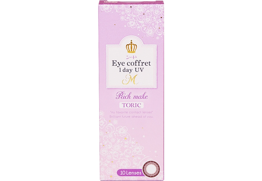 アイコフレワンデーUV M トーリック リッチメイク 10枚入り（近視）