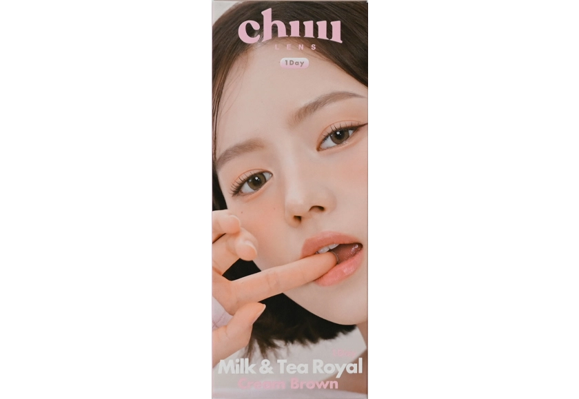 チューレンズ Milk&Tea Royal クリームブラウン 10枚入り