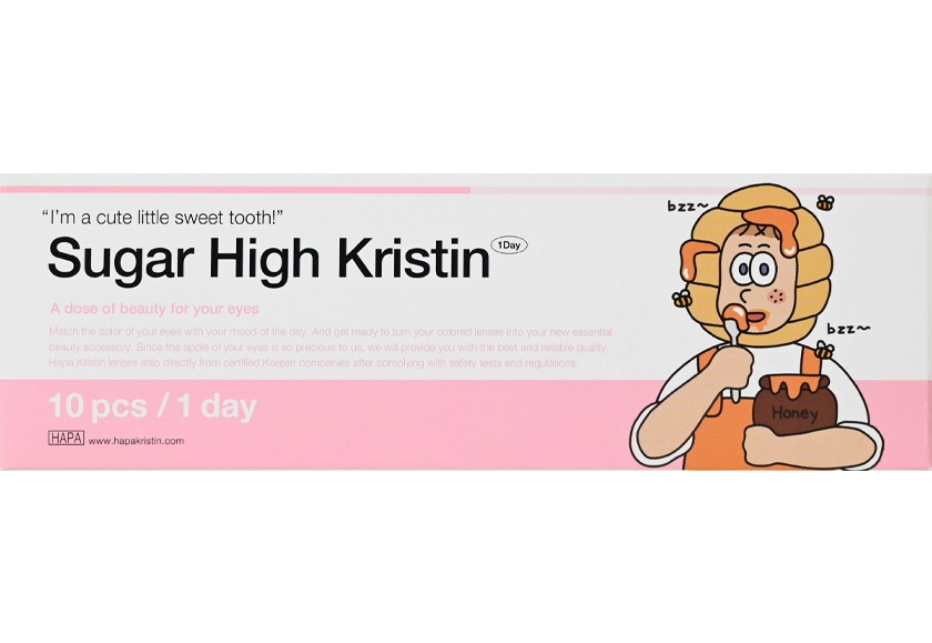 ハパクリスティン Sugar High Kristin アッシュチョコ 10枚入り