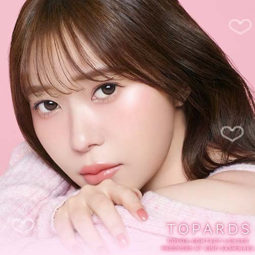 「指原莉乃（さっしー）さん」をイメージモデルとしたカラコンブランド「トパーズ（TOPARDS）」画像