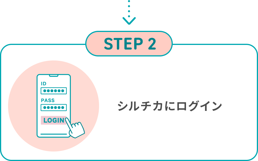 STEP2 シルチカにログイン